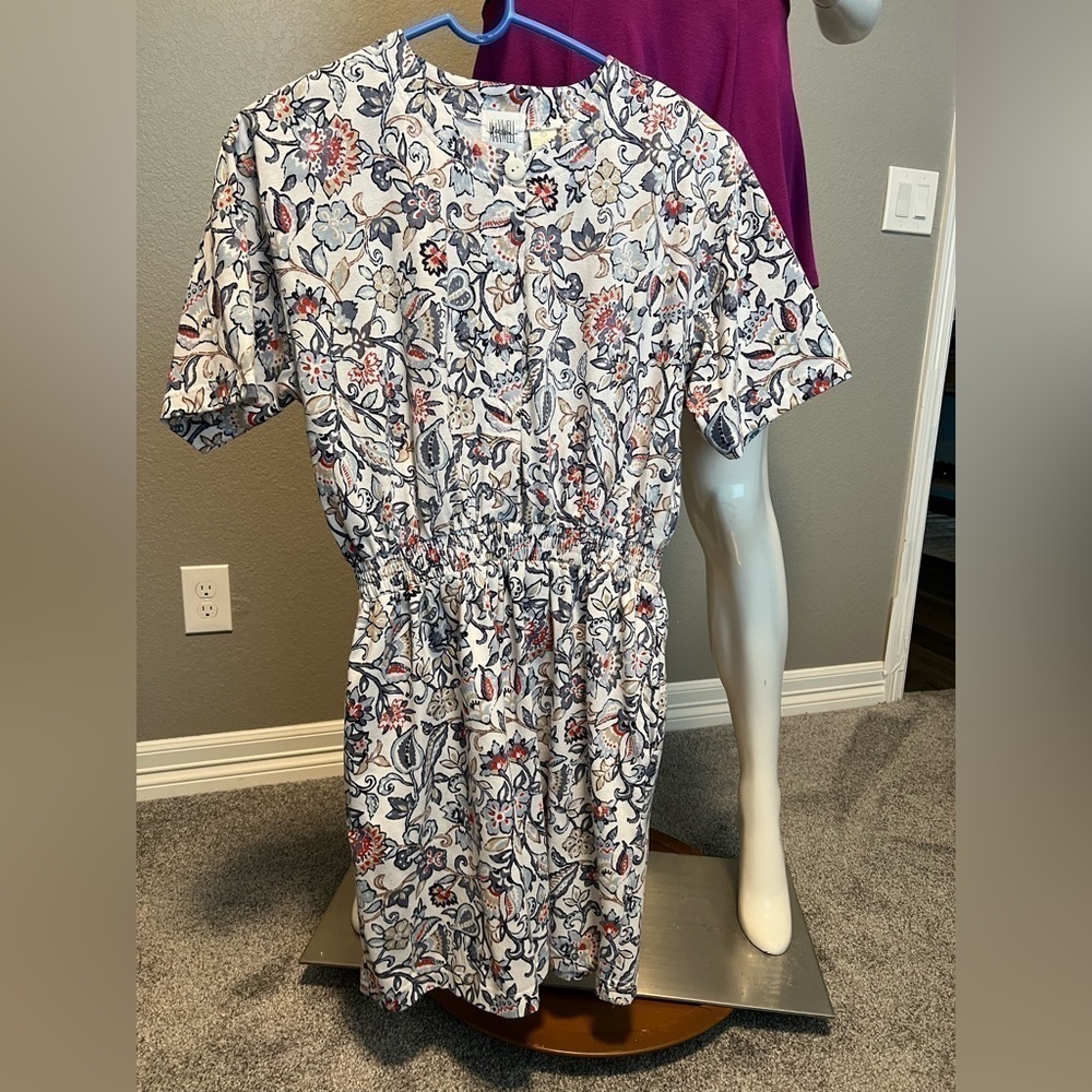 Jason Maxwell Vintage Floral One Piece Romper Size L